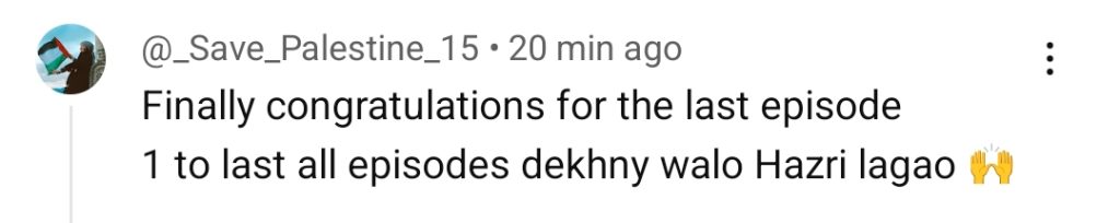 Humraaz Last Episode Public Reaction