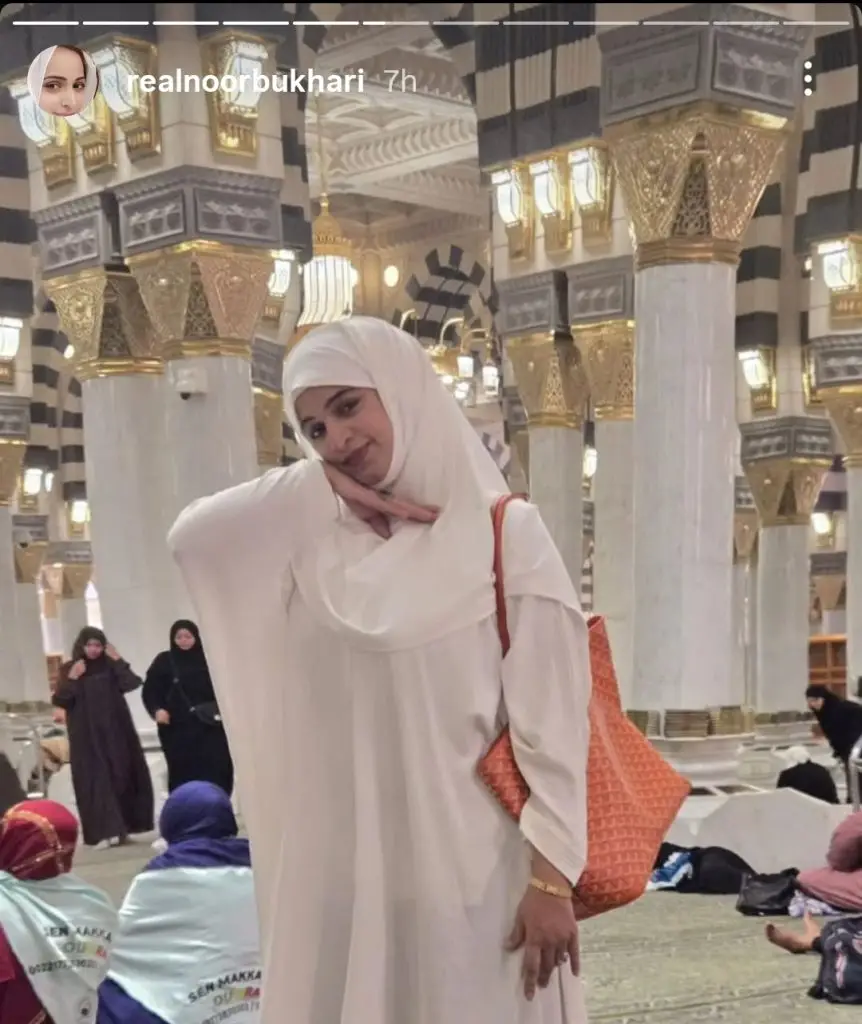 Pakistani celebrities in Madinah on Eid Milad un Nabi 2025