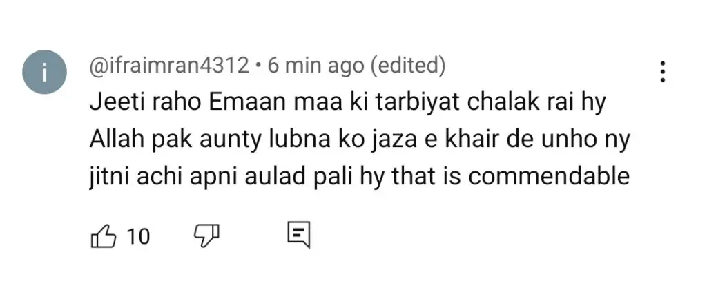 Eman Returns to Rajab Butt Vlogs – Shares Good News