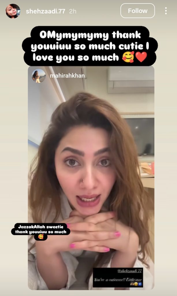 Mahira Khan Recreates Viral Tiktoker Shehzadi’s Video for Her