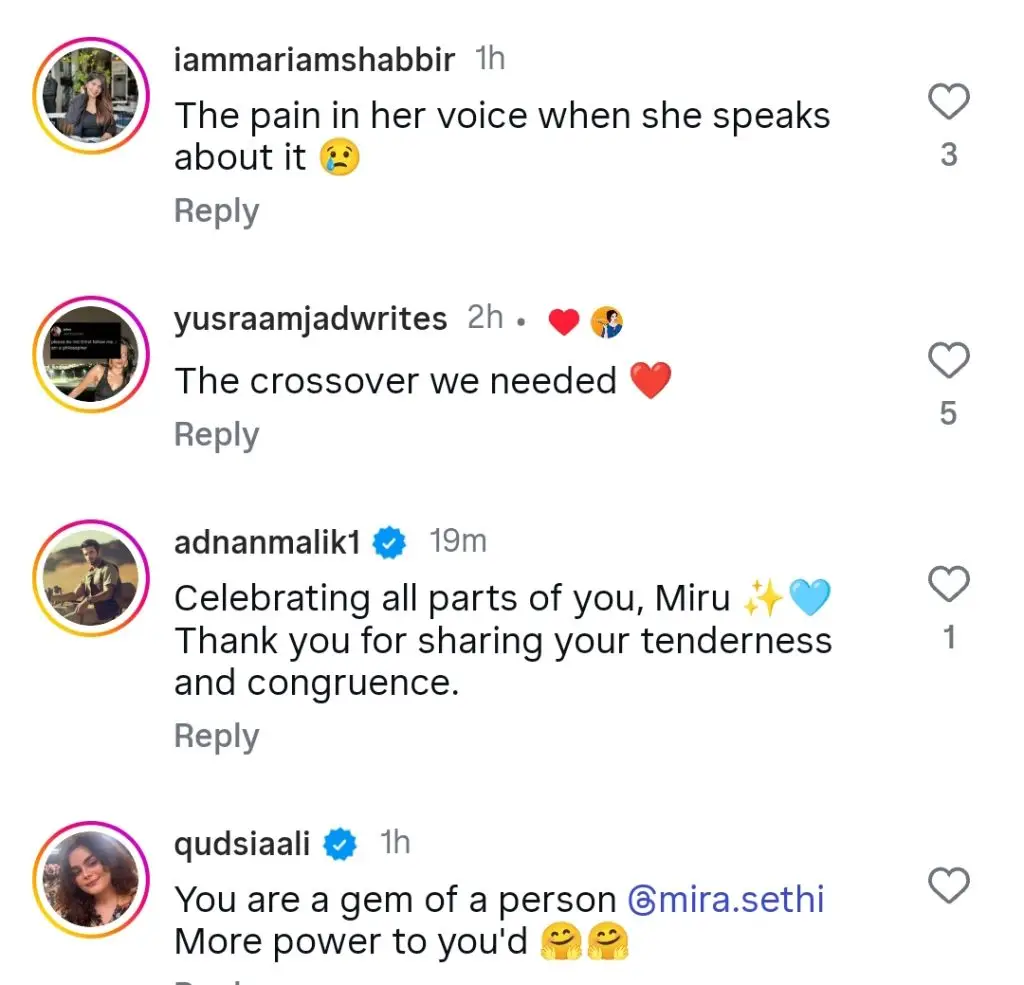 Mira Sethi Confirms Divorce