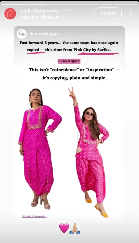 Ayeza Khan Criticized for Copying Indian Designers