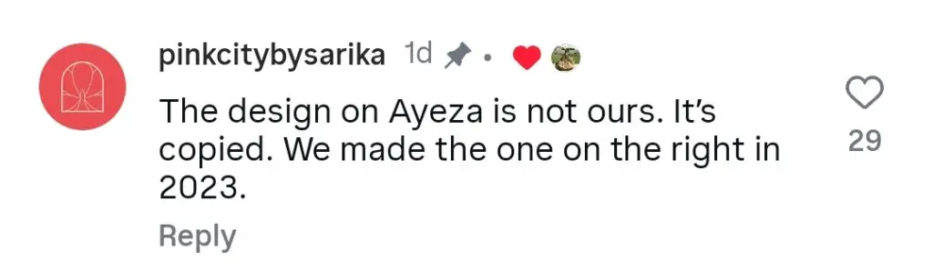 Ayeza Khan Criticized for Copying Indian Designers