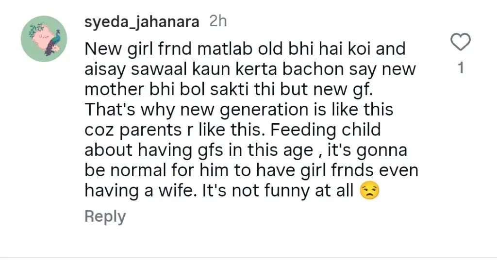 Balaj Replies To Question About Father Yasir Nawaz’s Girl Friends
