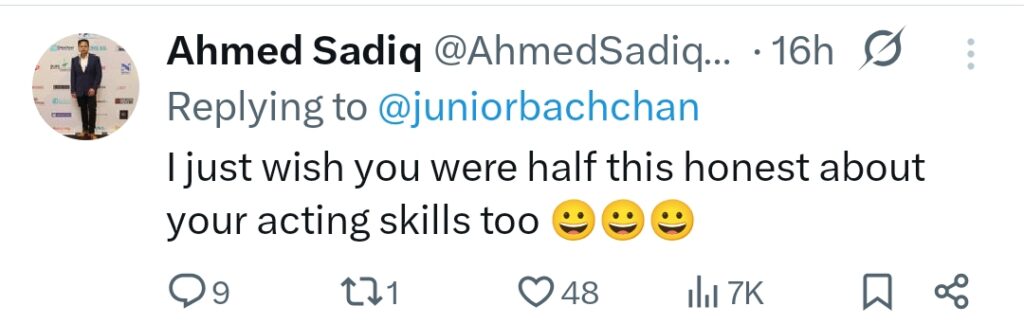 Abhishek Bachan’s Reply to Shoaib Akhtar Trolled