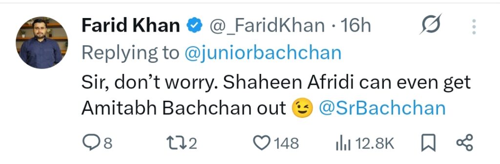 Abhishek Bachan’s Reply to Shoaib Akhtar Trolled