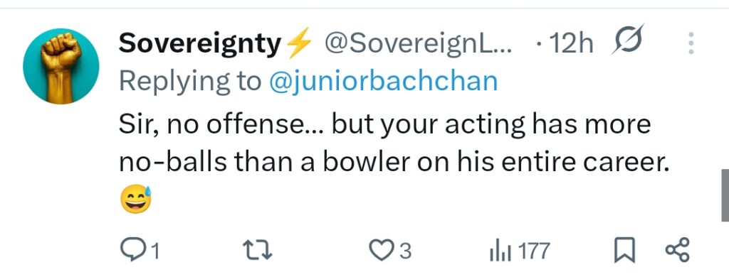Abhishek Bachan’s Reply to Shoaib Akhtar Trolled