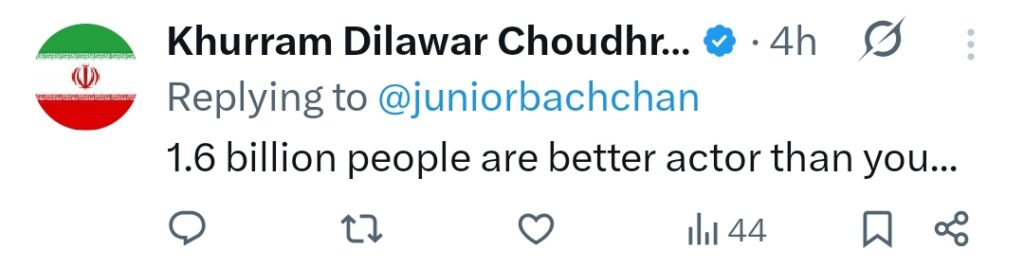 Abhishek Bachan’s Reply to Shoaib Akhtar Trolled