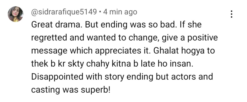 Do Kinaray Last Episode Public Reaction
