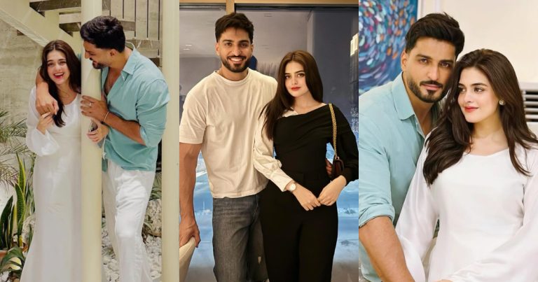 Omer Shahzad & Wife Shanzay Lodhi Cutest Clicks