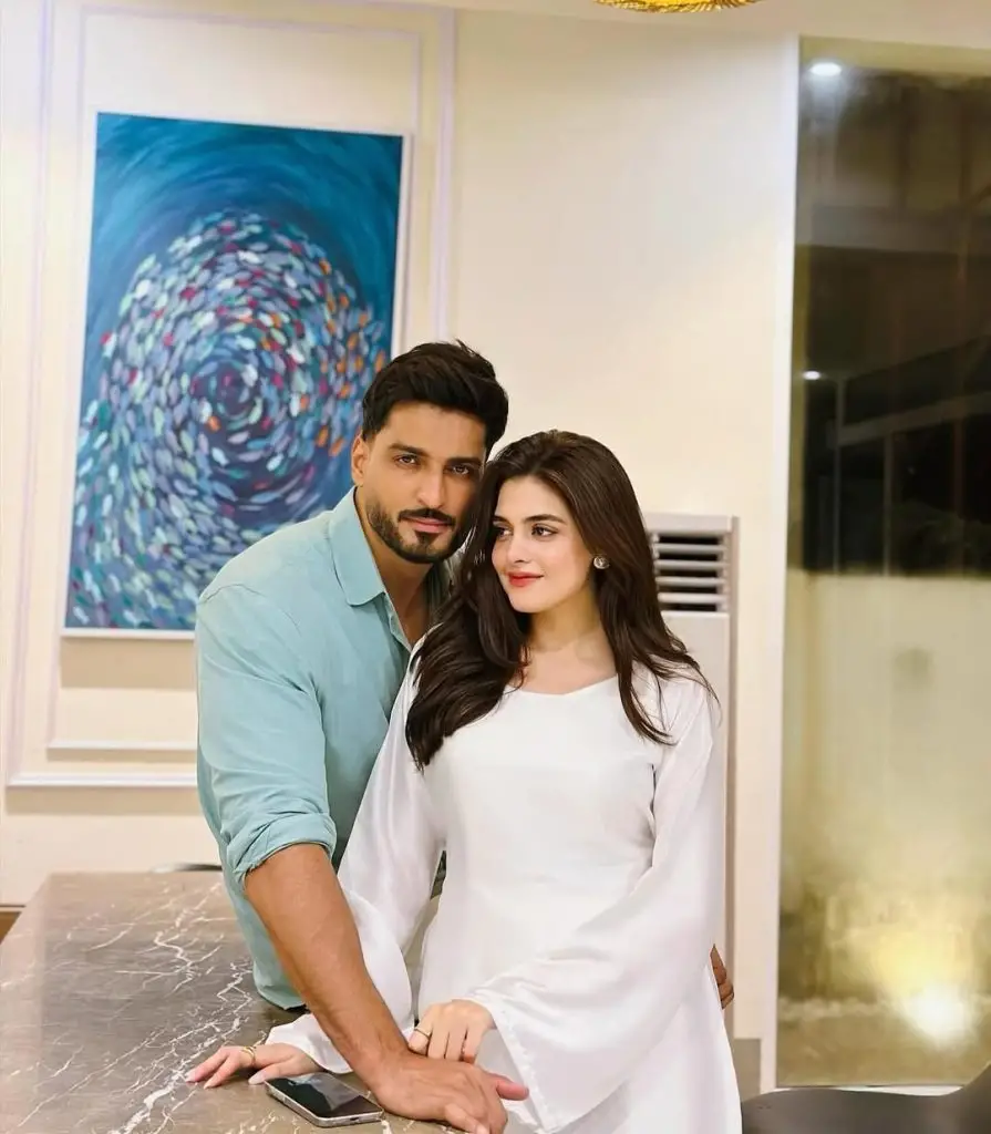 Omer Shahzad & Wife Shanzay Lodhi Cutest Clicks