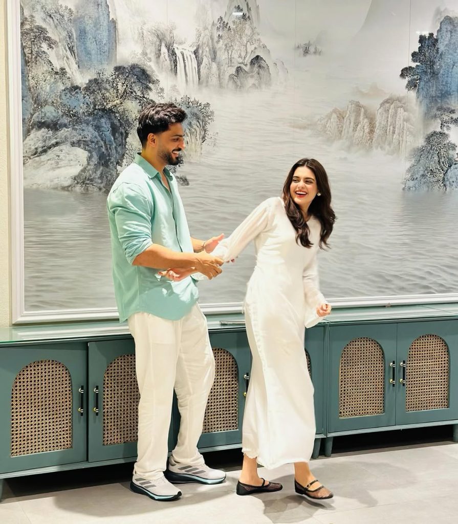 Omer Shahzad & Wife Shanzay Lodhi Cutest Clicks