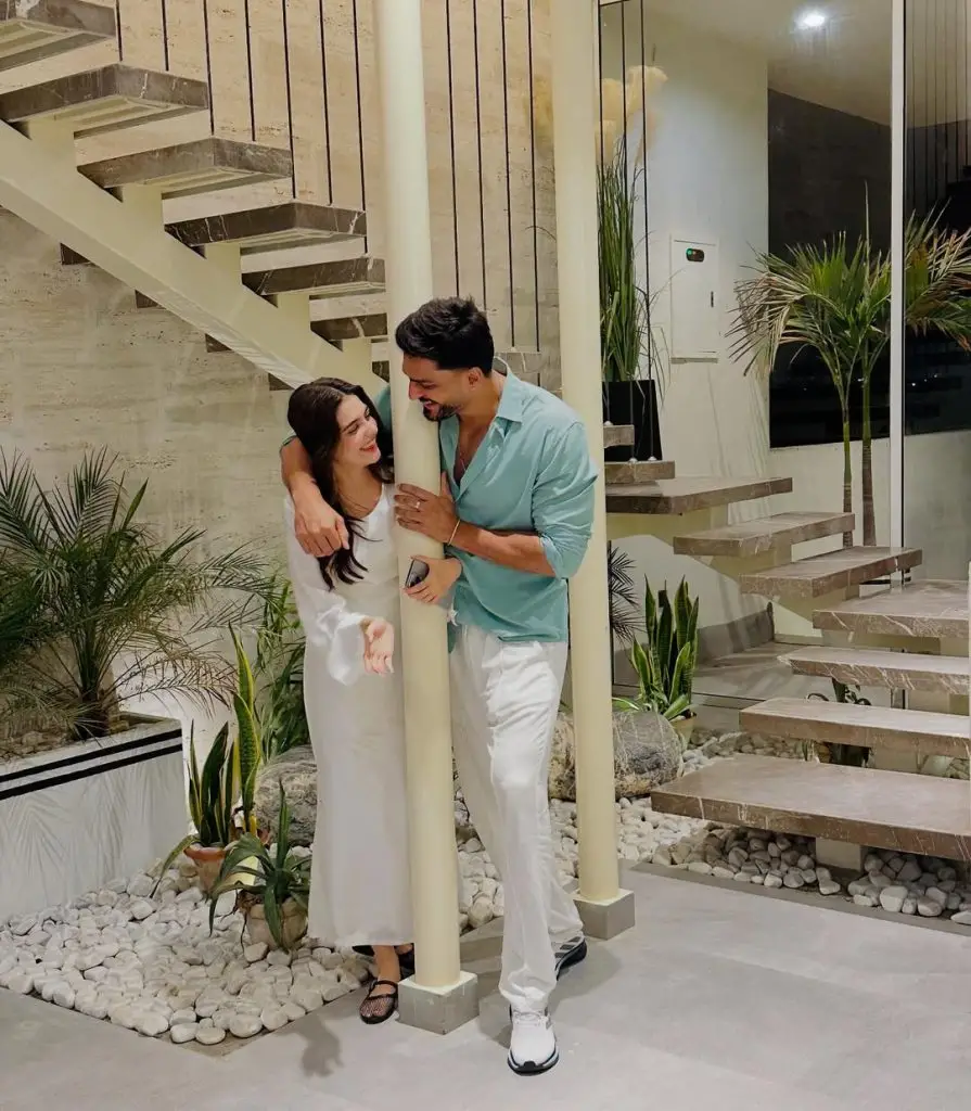 Omer Shahzad & Wife Shanzay Lodhi Cutest Clicks