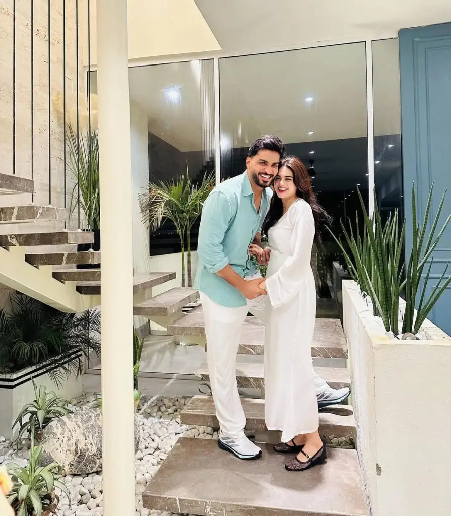 Omer Shahzad & Wife Shanzay Lodhi Cutest Clicks