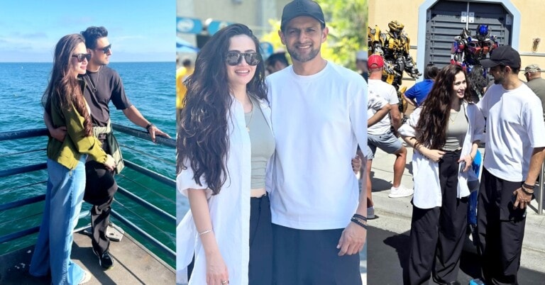 Sana Javed Shares Cute Moments with Shoaib Malik in USA