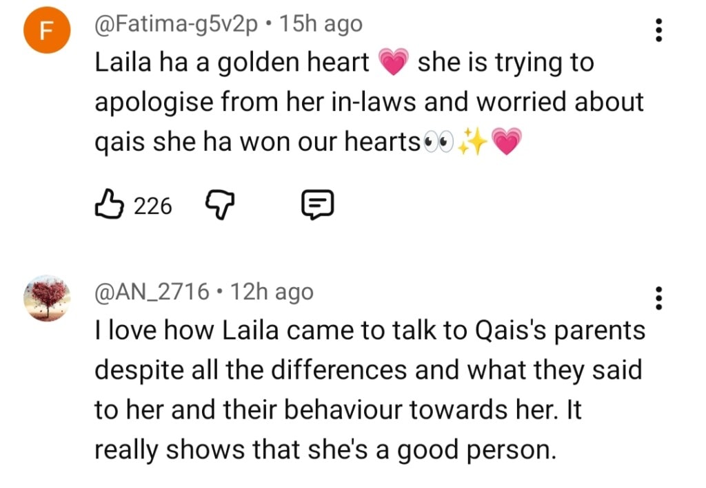 Jama Taqseem Episode 16 – Fans Love Laila’s Kindness