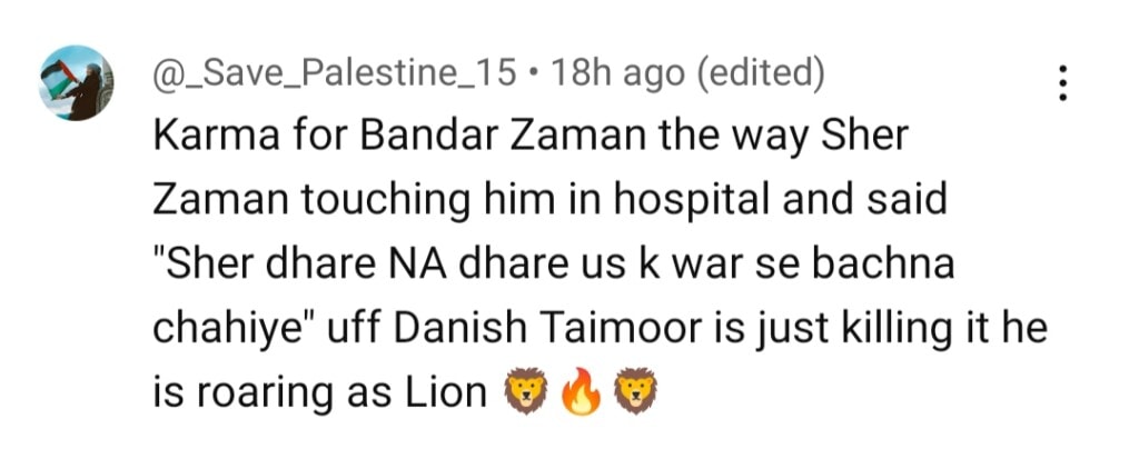 Sher Second Last Episode – Karma Gets Badar Zaman