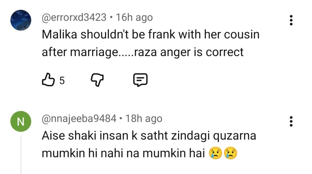 Pamaal Episode 5 – Raza Doubting Malika Divides Fans