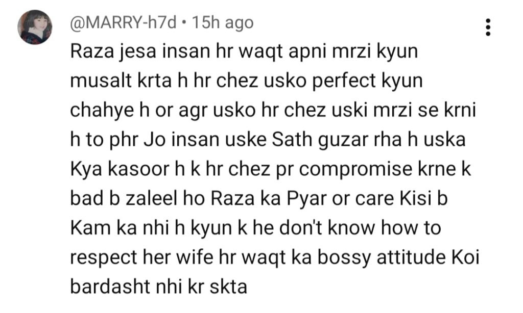 Pamaal Episode 8 – Malika’s Actions & Raza’s Reaction Triggers Debate