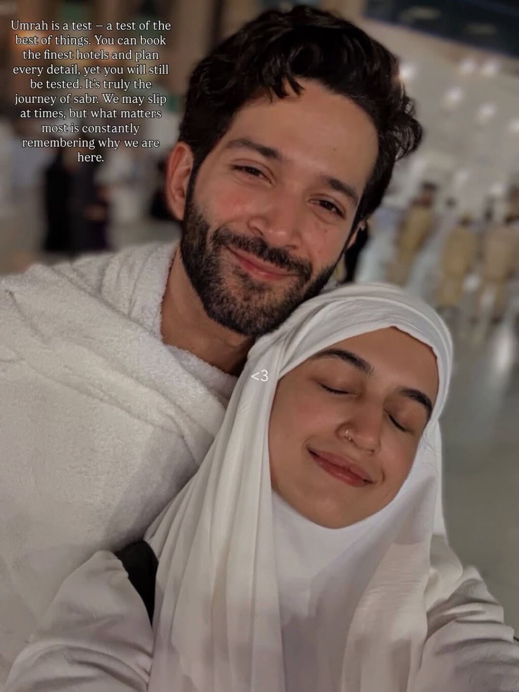 Hira Khan and Arsalan Khan Perform Umrah Hira Khan and Arsalan Khan Perform Umrah
