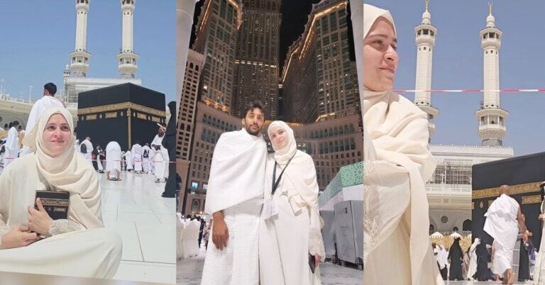 Arij Fatima’s Serene Moments from Khana Kaaba – Video