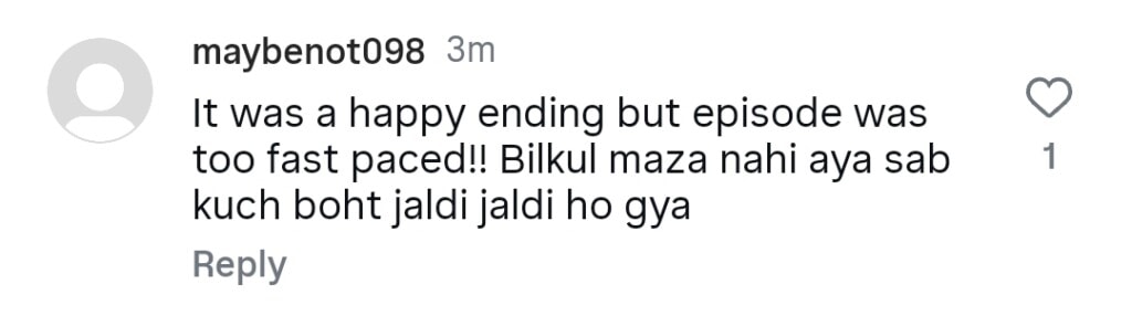 Sher Last Episode Public Reaction