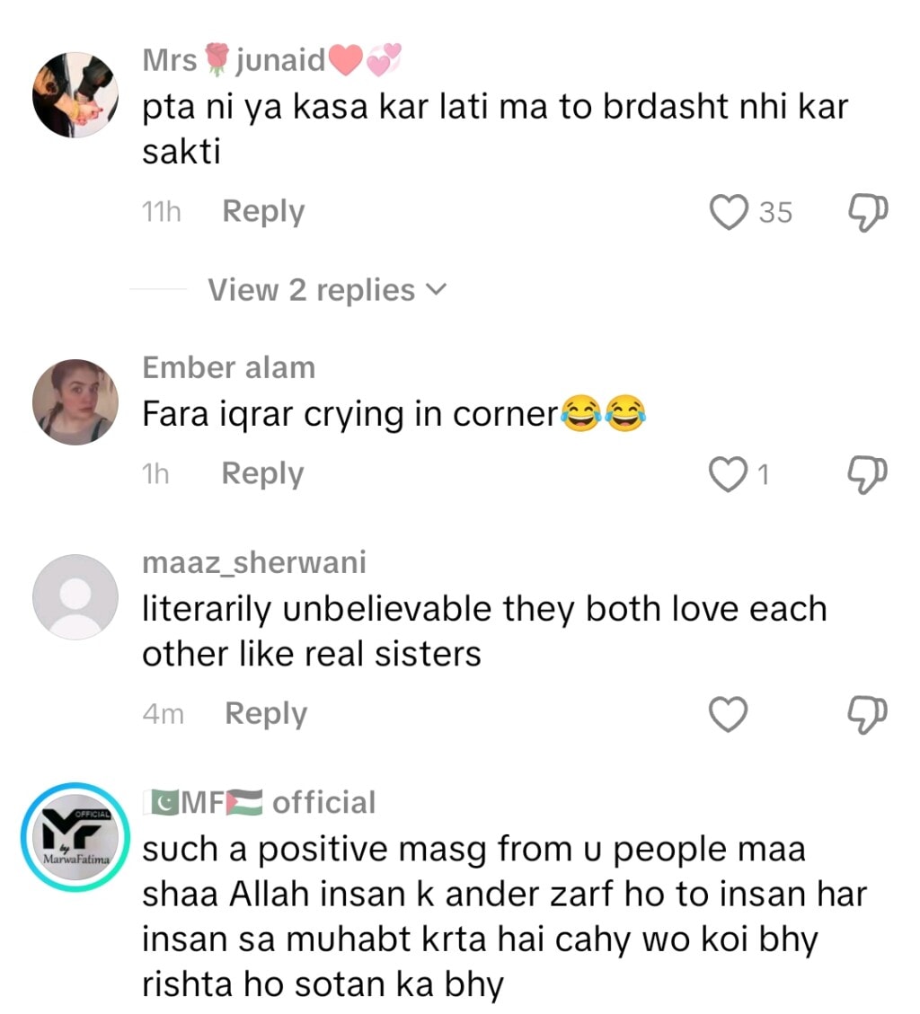 Aroosa Khan Celebrates Qurat ul Ain Iqrar’s Birthday