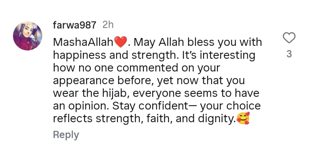 Arij Fatyma Speaks Out Against Judgment Over Her Headscarf