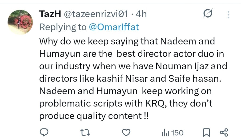 Iffat Omar Criticizes Team Main Manto Nahi Hoon