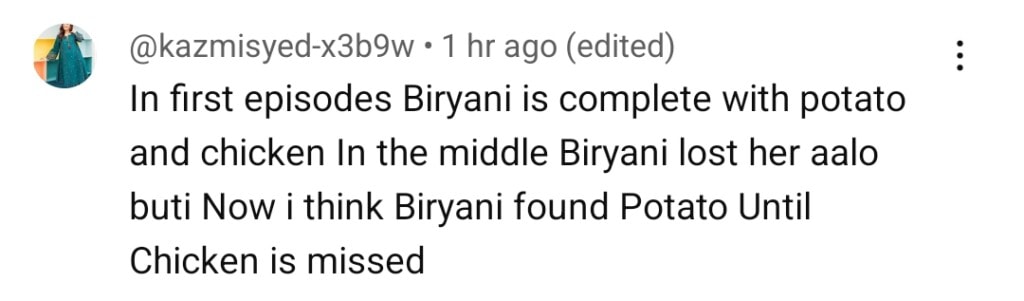 Biryani Episode 21 – Has the Show Run Out of Spice?