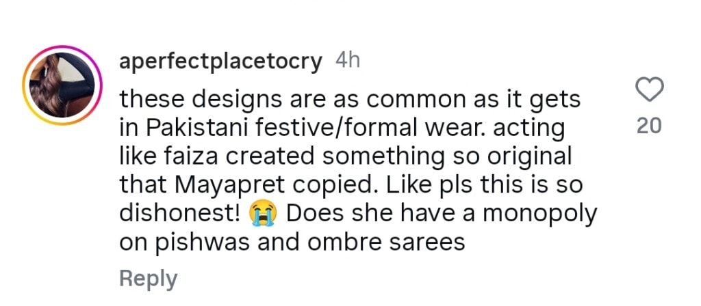 Faiza Saqlain Accuses Maya Ali for Copying Her Designs