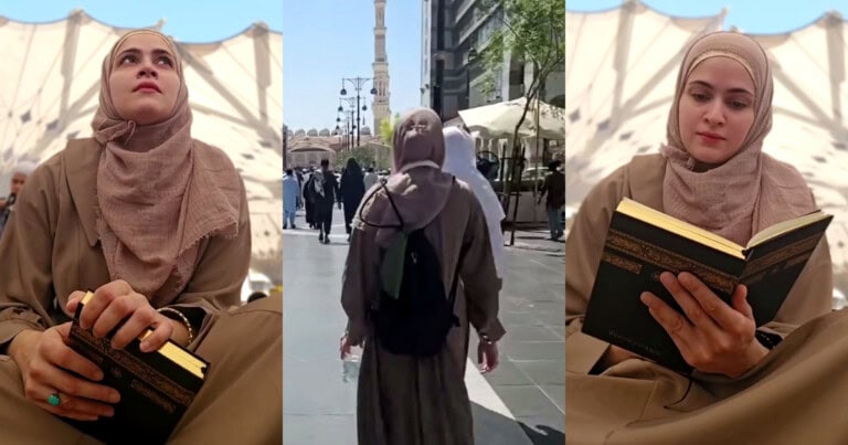 Arij Fatyma Shares Beautiful Moments From Madinah