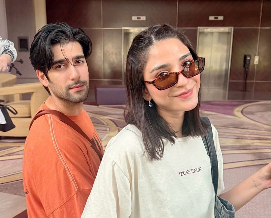 Ramsha Khan & Shuja Asad Cute BTS From Hum Awards