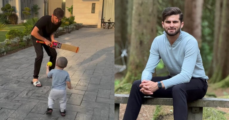 Shaheen Shah Afridi’s Cricket Practice Video With Son