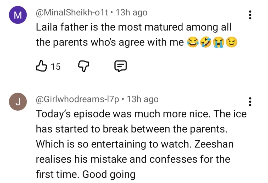 Jama Taqseem Episode 20 – Fan Love Dynamics Of Laila & Qais’s Parents