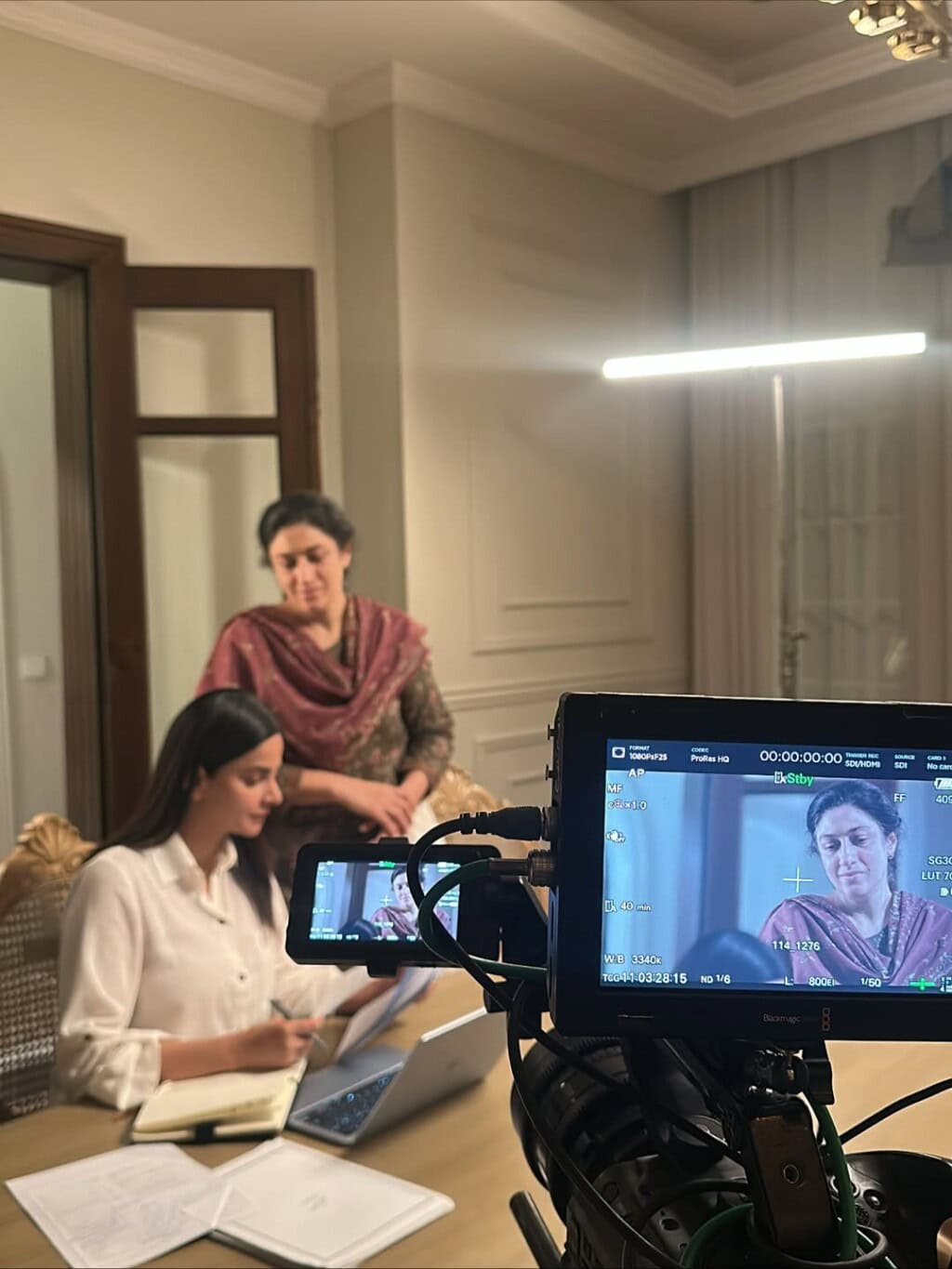 Saba Qamar Bids Emotional Farewell To Pamaal With BTS