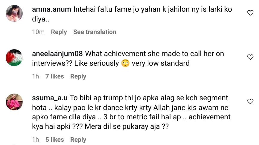 Dil Ye Pukaray Aaja Girl Criticizes Nida Yasir