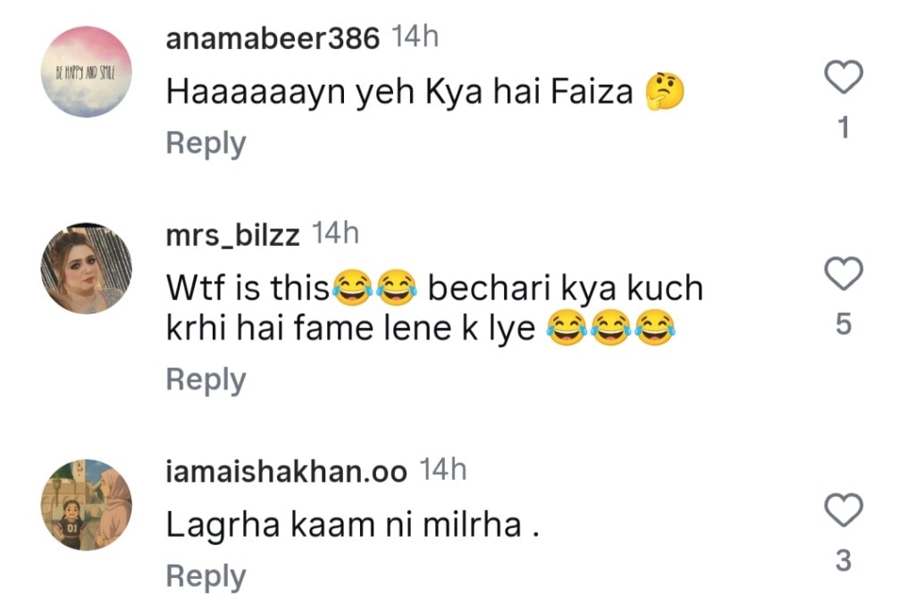 Faiza Khan’s dance Video Fails To Impress Fans