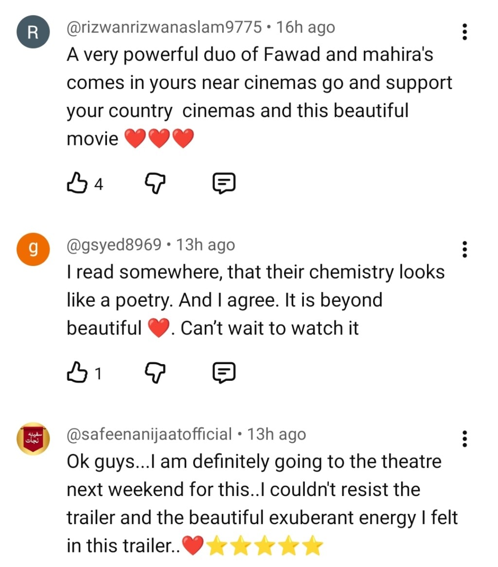 Mahira Khan & Fawad Khan Starrer Neelofar Trailer Wows Fans