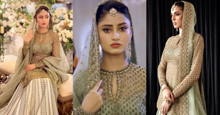 Main Manto Nahi Hoon Finale – Sajal Aly Bridal Dress Details