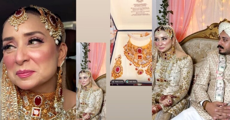 Dr. Nabiha’s Wedding Look Divides Fans Over Artificial Jewellery