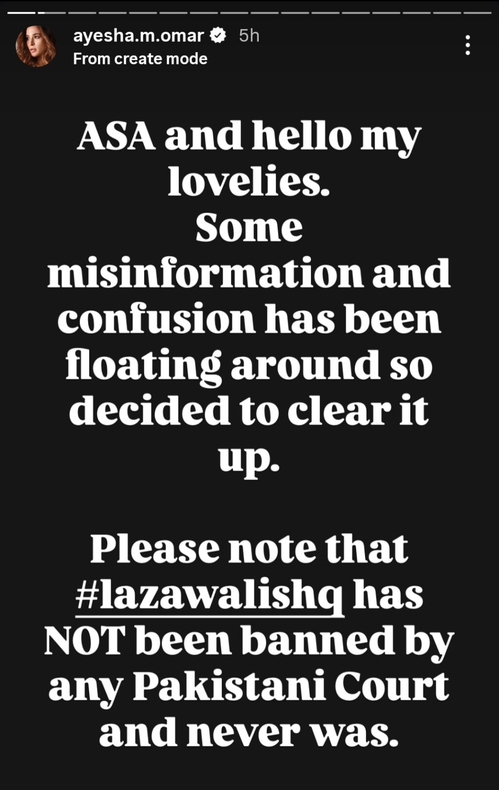 Ayesha Omar’s Latest Promotion of Lazawal Ishq Heavily Criticized