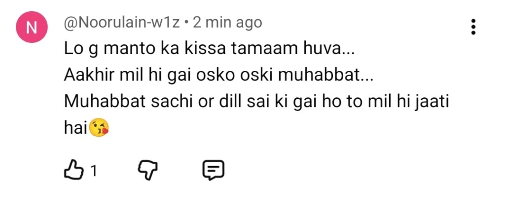 Main Manto Nahi Hoon Last Episode Public Reaction
