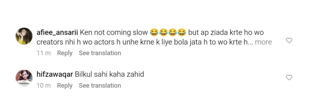 Alishba Anjum & Ken Doll Call Out Zahid Ahmed’s Double Standards