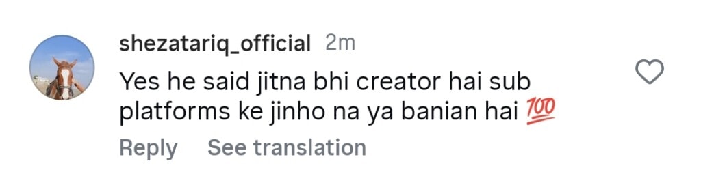 Zahid Ahmed Takes a U Turn on Viral Statement against Content Creators