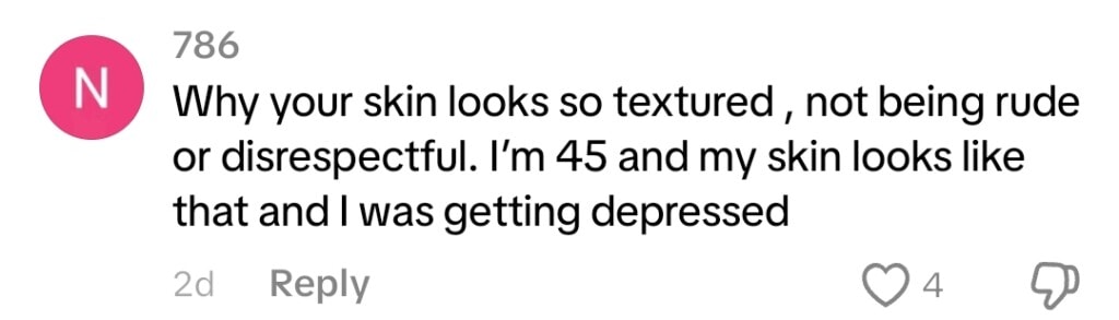 Anya Hamza Ali’s Textured Skin Raises Questions
