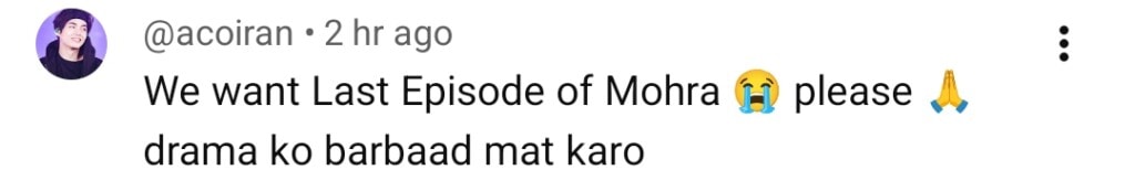 Mohra Episode 62 – Viewers Want Drama to End