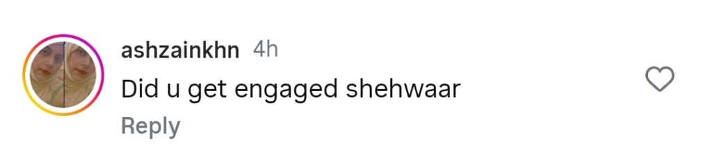 Is Momina Iqbal Engaged