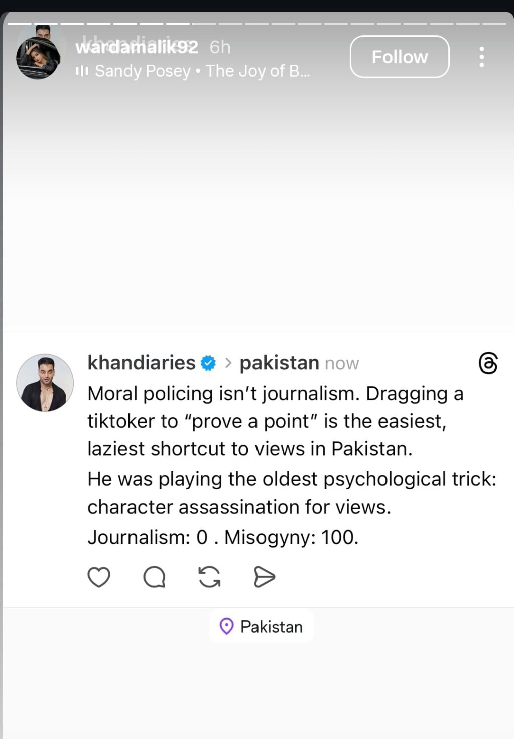 Rehan Tariq’s Indecent Questions to Warda Malik Ignite Severe Backlash