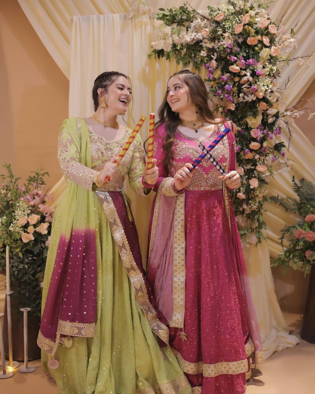 Aiman Khan & Minal Khan Celebrate 27th Birthday Together